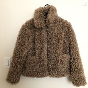 Zara Women’s Teddy Bear Coat - XS
